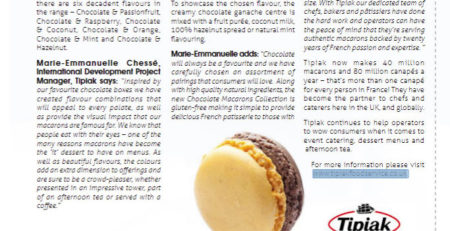 Macarons Supplier - Tipiak Foodservice - Restaurant Update - Tipiak Expands Macarons Selection